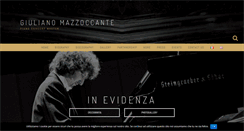 Desktop Screenshot of giulianomazzoccante.com